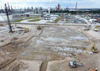 Boh bros construction project overhead picture