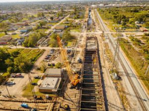 Aerial View of florida ave. Project