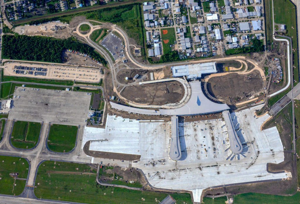 Louis Armstrong International Airport Satellite Image