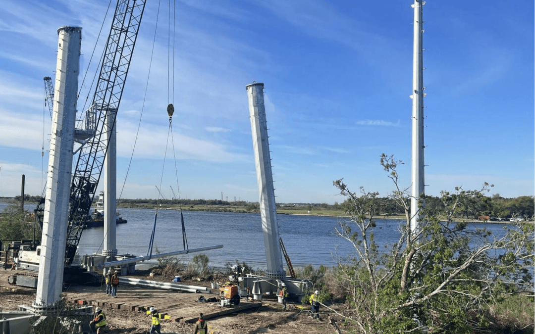 Entergy Tower Foundation Construction