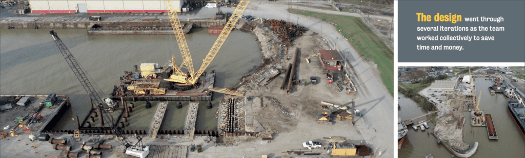 Boh Bros. Repairing and rebuilding the Chalmette Slip